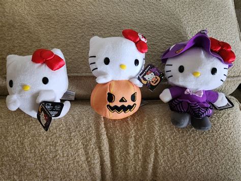 Hello Kitty witch plushie doll vs. traditional Halloween plushies: Which reigns supreme?